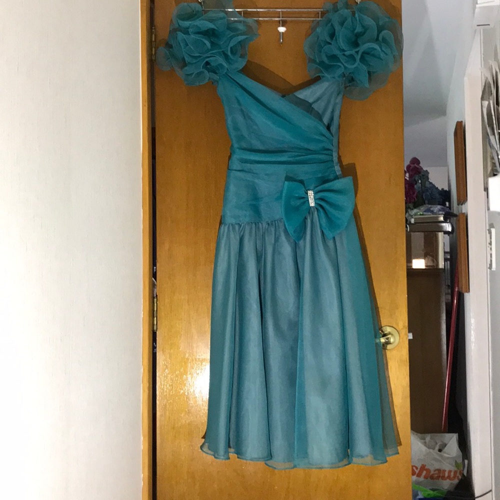Turquoise Party Dress